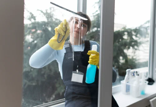 Nettoyage de vitres intérieures et extérieures à Virandeville
